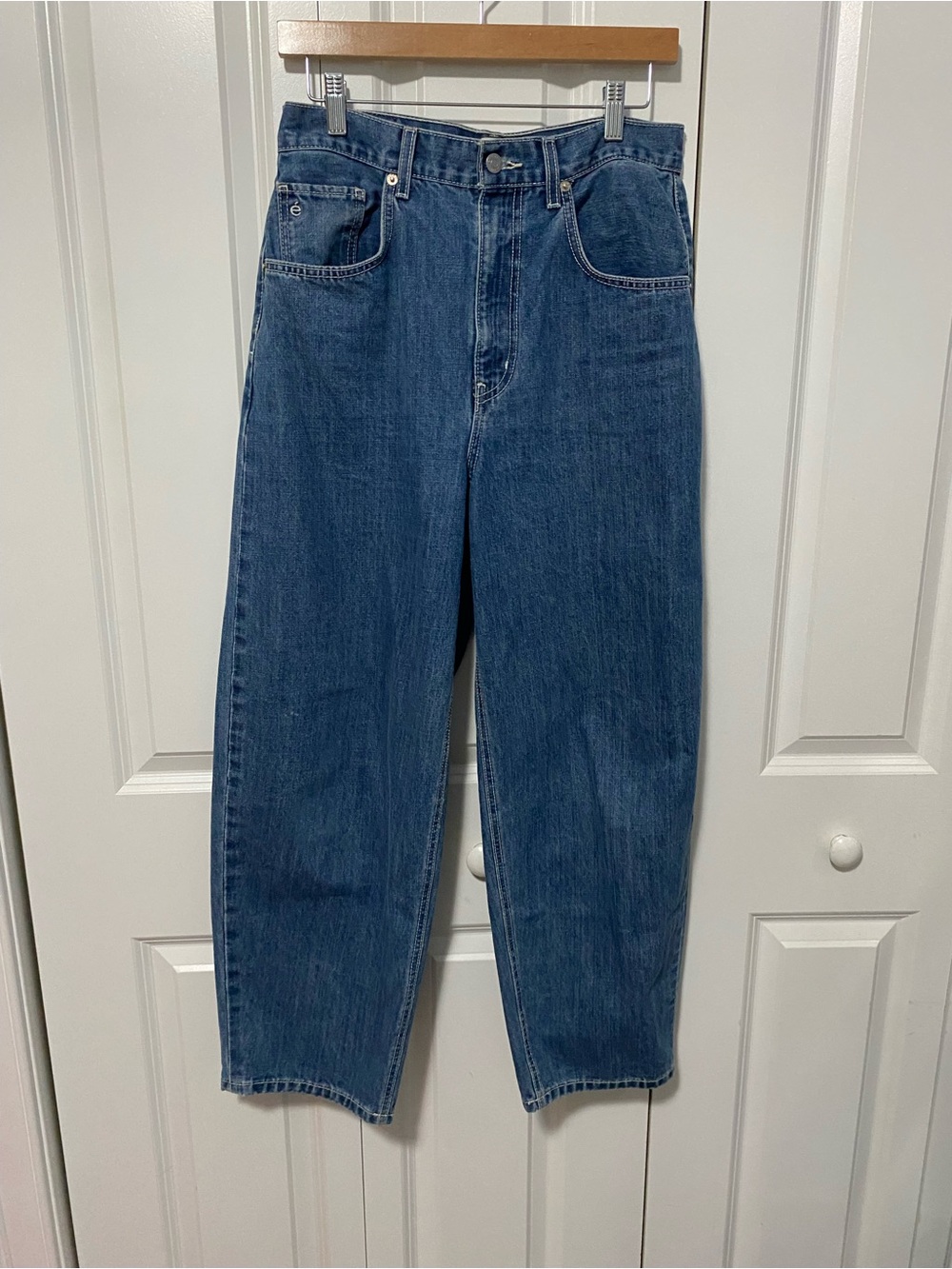 Etica Relaxed Wide Leg/Barrel Jeans